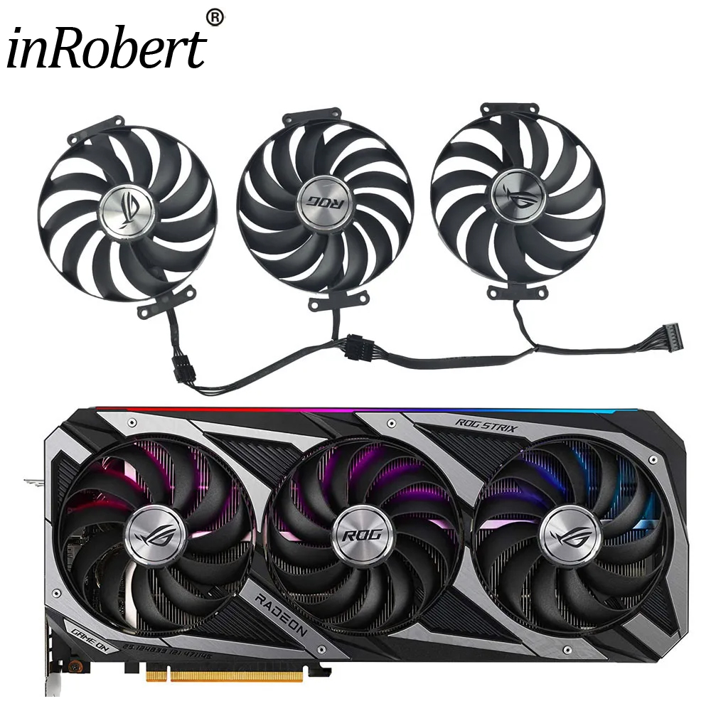 Rtx 3090 24Gb Gddr6X - ゲームクーラーの交換用グラフィックカード,95mm,cf10u12s,asus rogの交換,rtx 3070,3080,3090 ti,6700,xt/6800