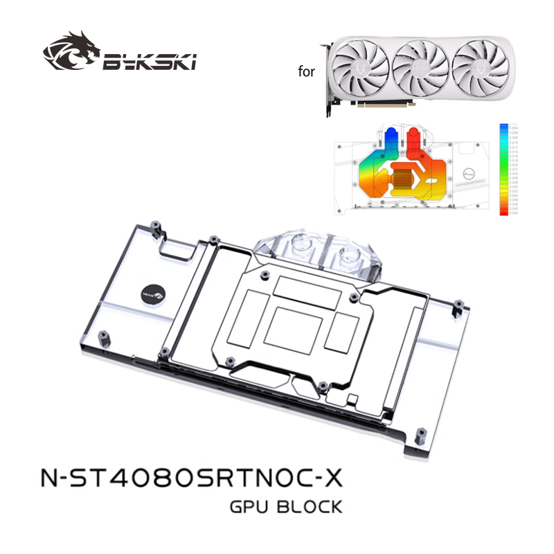 Bykski N-ST4080SRTNOC-X GPU ブロ - Rtx 4080 Water Cooling Block のレビューと価格